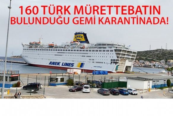 Gemi karantinaya alnd