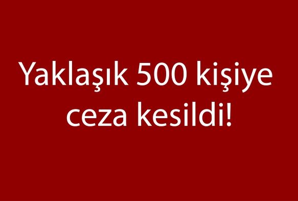 Kayseri'de sokaa kma yasana uymayanlara ceza kesildi