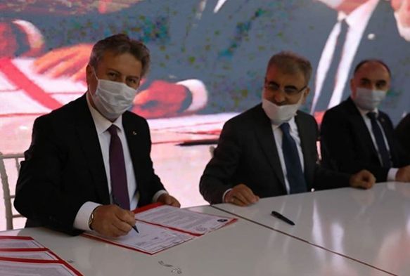 Melikgazi'de farkl mimari ile yaplacak okulun protokoln Bakan Sel