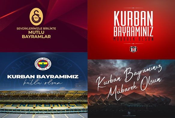 Spor camiasndan Kurban Bayram mesajlar