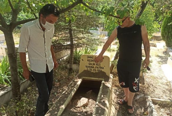 Başkent'te mezarlıkta sır dolu olay
