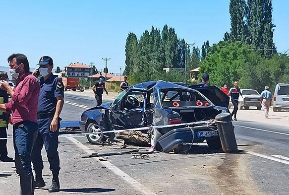 Aracn hurdaya dnd kazada 2 kii hayatn kaybetti
