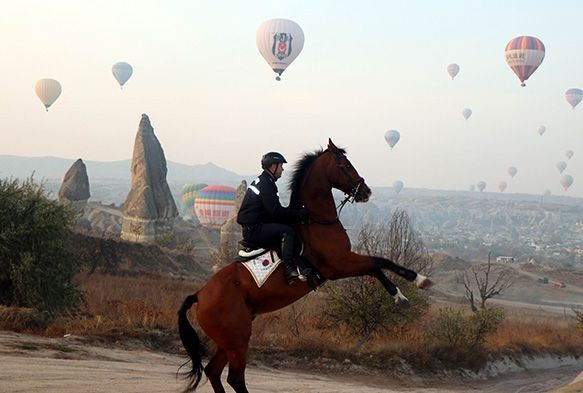 Kapadokyada balonlar gkyz ile yeniden buluuyor