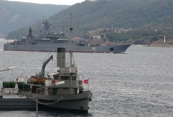 Rus sava gemileri pe pee anakkale Boazndan geti