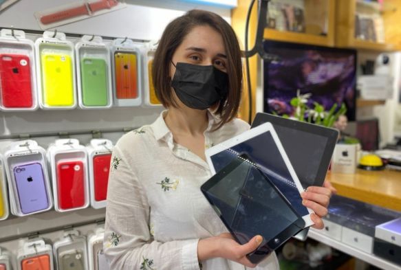 Online eitimin ardndan tablet satlar patlad