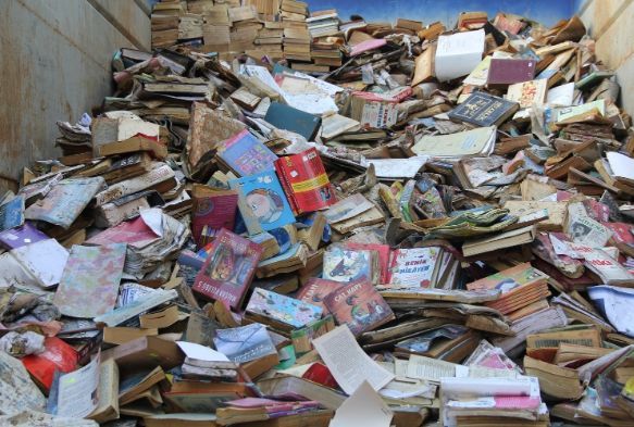35 bin adet kitap sel sularna teslim oldu