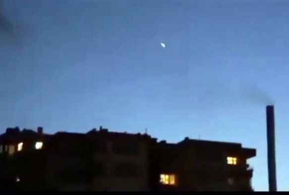 stanbul semalarnda meteor heyecan