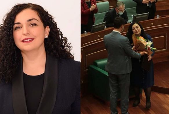 Vyosa Osmani nc turda Kosova'nn cumhurbakan seildi