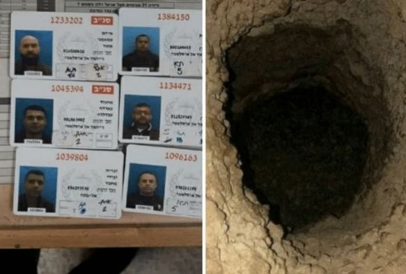 6 Filistinli mahkum, tnel kazarak hapisten kat