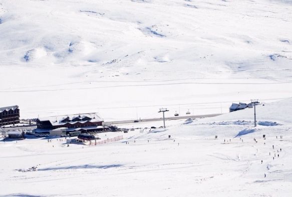 Erciyes ve dier kayak merkezlerinde kar kalnl
