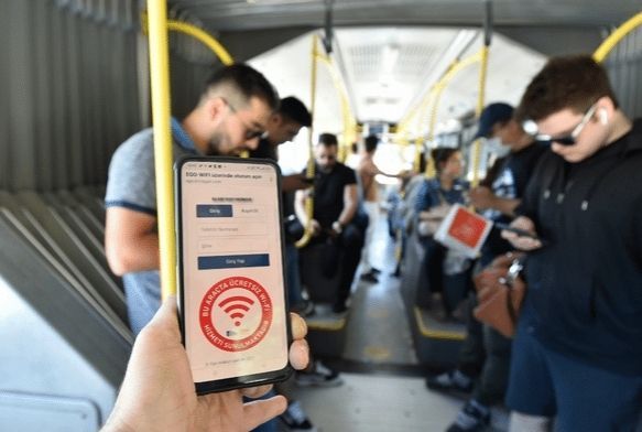 EGO otobüslerinde ücretsiz Wi-Fi dönemi başlıyor