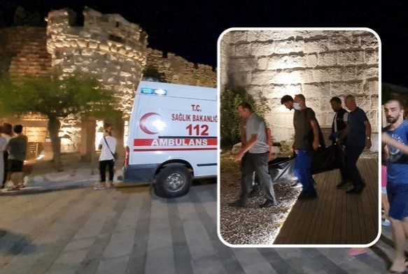 Bodrum Kalesi’nde şok ölüm
