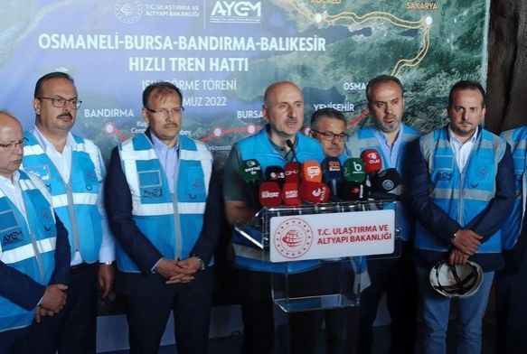 Ankara-Bursa ve Bursa-stanbul aras 2 saat 15 dakika olacak