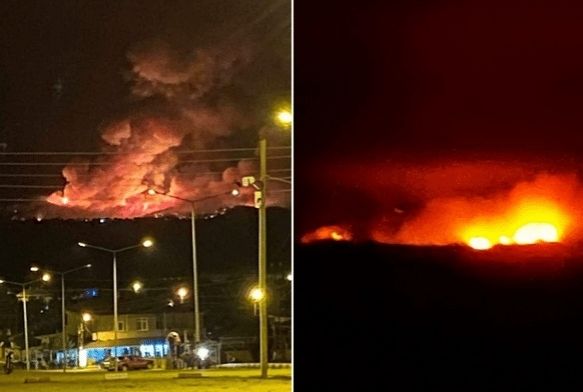 Yunanistan'daki yangın Edirne'nin sınır köylerine dayandı