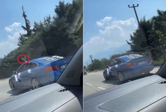 Gelin arabasından havaya 15 el ateş açtı