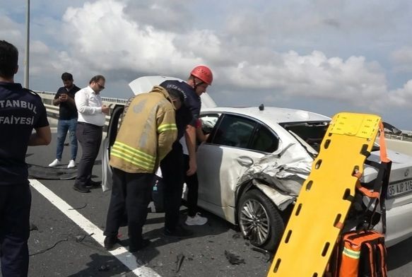 İstanbul Havalimanı Çıkışında Kaza