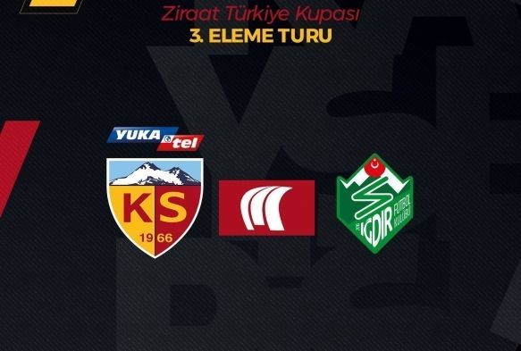 Kayserispor’un Türkiye Kupası’nda rakibi Iğdır FK oldu