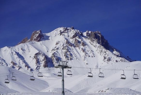 Erciyes'te muhteem k manzaras