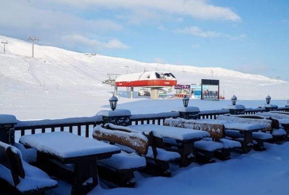 Kar kalınlığı kent merkezinde 10, Erciyes’te 40 santimi buldu