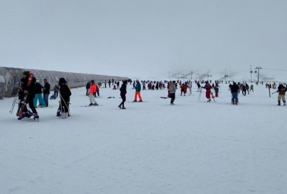 Erciyes'te kar bereketi