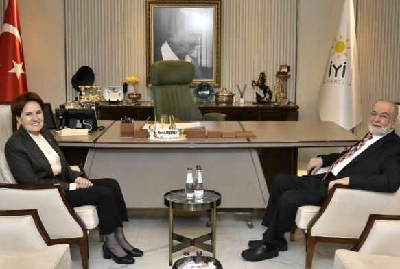 Akşener, Temel Karamollaoğlu’nu kabul etti