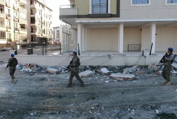 Komandolar Hatay sokaklarnda