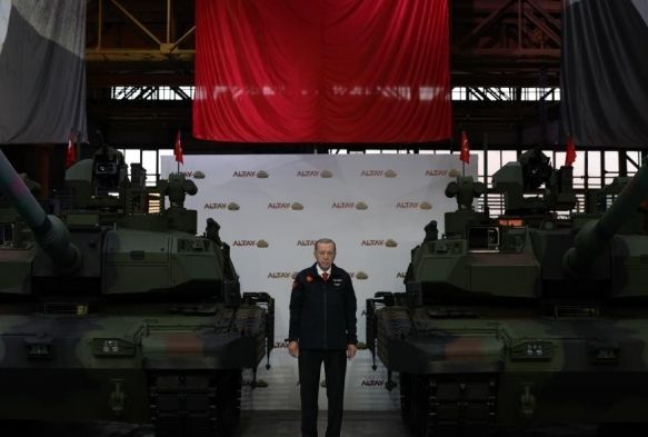 Cumhurbakan Erdoan, Altay Tanknn teslim trenine katld