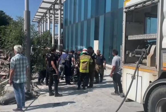 Ekskavatör operatörü ölümden döndü