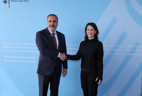 Dışişleri Bakanı Fidan, Alman mevkidaşı Baerbock ile görüştü