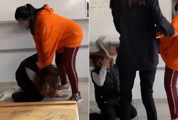 Gen kız byle darp edildi!