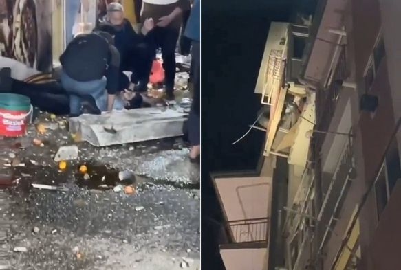 Balkonun çökmesiyle hayatını kaybetti!