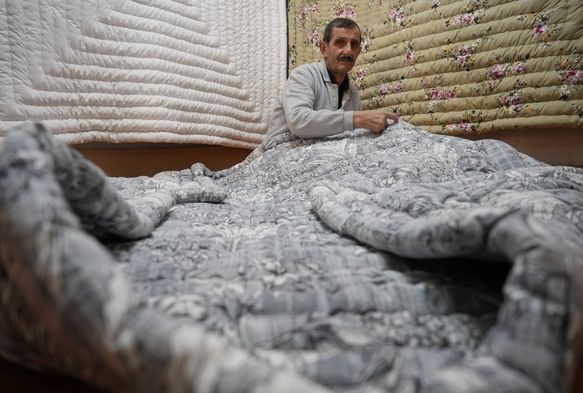 14 yaşında başladığı yorgancılı
