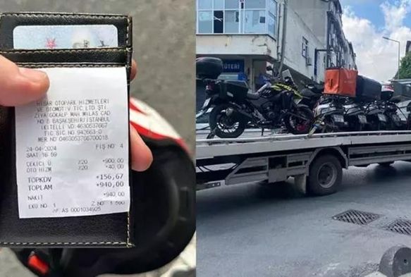 Motosikletlilerin 'ekici creti' Tepkisi