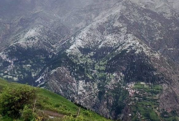 Artvin'de dolu yağışı