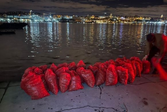 Kadıköy’de 1 ton kaçak midye ele geçirildi