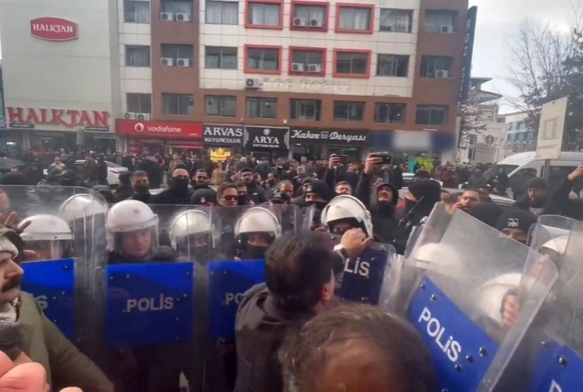 Van'da izinsiz yürüyüşte gerginlik