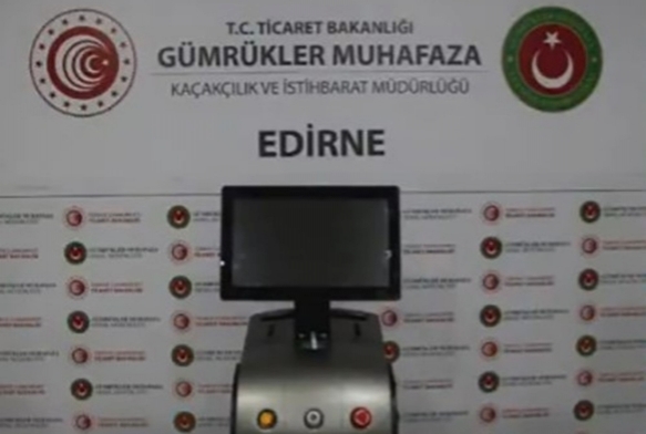 Kapıkule'de lazer epilasyon cihazı ele geçirildi