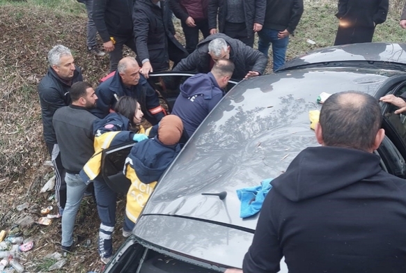 Milli boksörün kardeşi kaza geçirdi