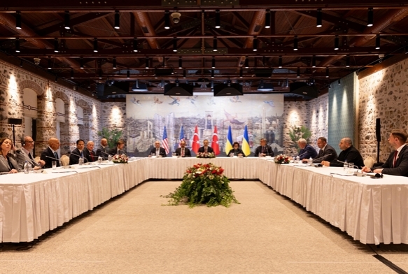 Trkiye -ABD-Ukrayna heyetleri arasndaki grme balad