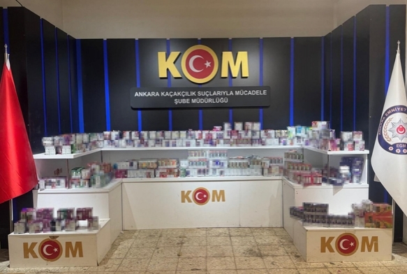 3 binden fazla kaak elektronik sigara ele geirildi