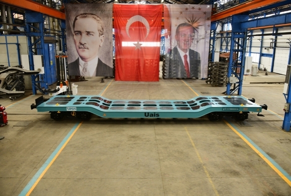 UAIS tipi askeri ara tama vagonlar teslime hazr