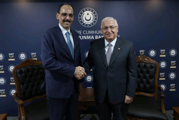 Yaşar Güler ile İbrahim Kalın görüştü