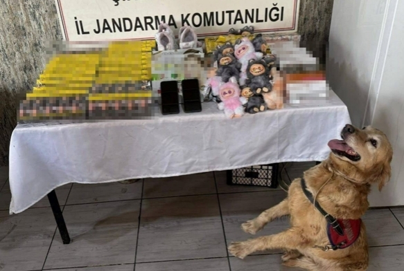 11 milyon liralk kaak malzeme ele geirildi
