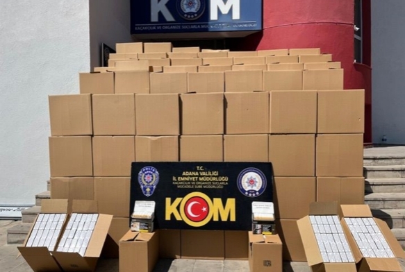 7 milyon adet kaçak makaron ele geçirildi