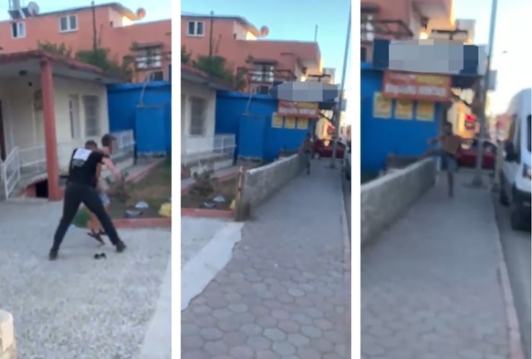 Baklandktan sonra duvardan atlayp kamaya alt